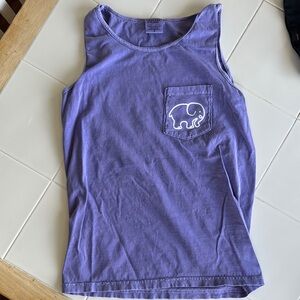 Comfort Colors Purple Tank Top Casual Style